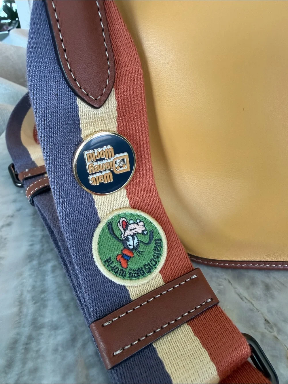 Coach x Disney Duffle 13 with patches 50th anniversary leather bag NWOT